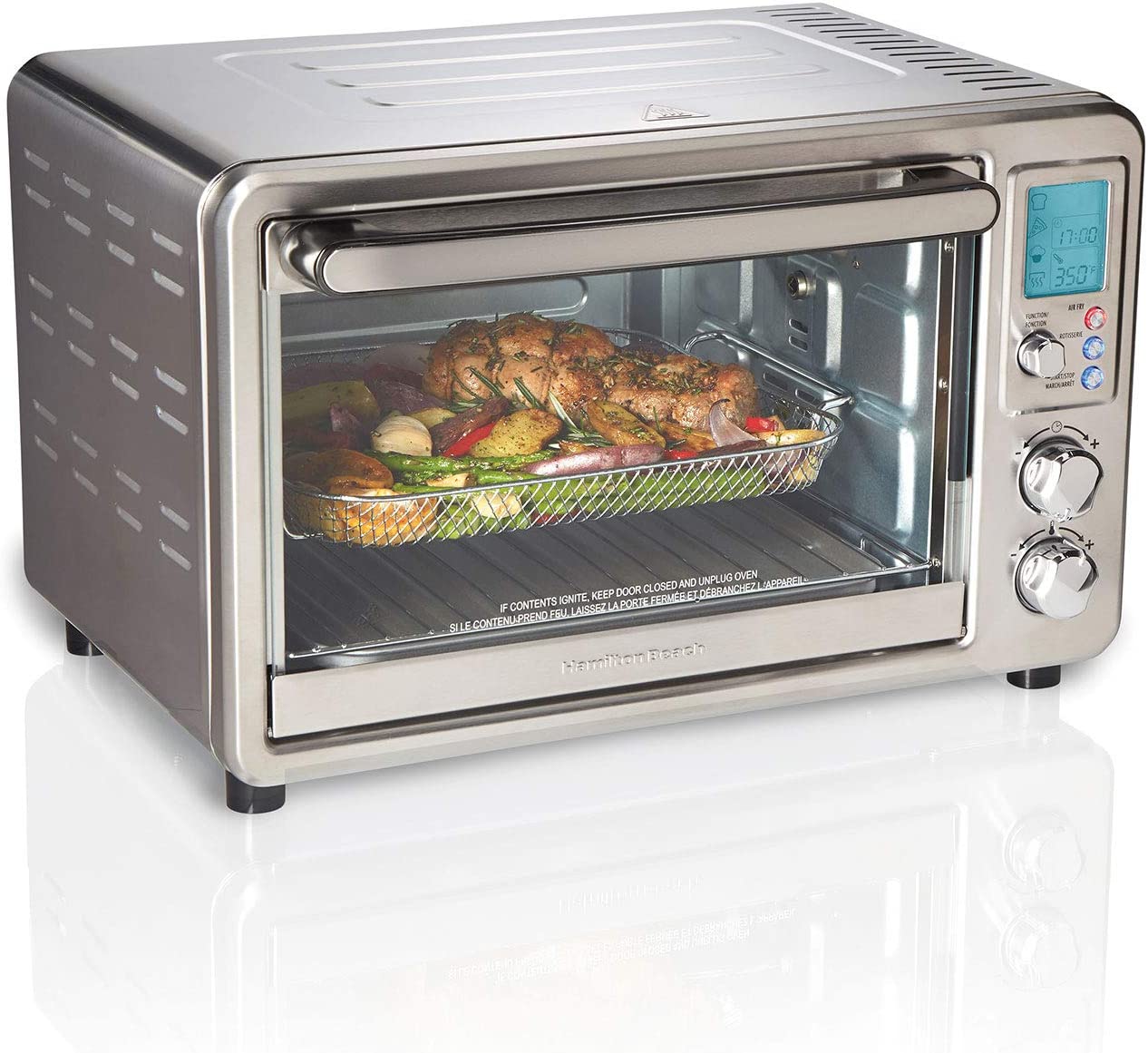 Hamilton Beach Sure Crisp Digital Toaster Oven with Rotisserie 31193