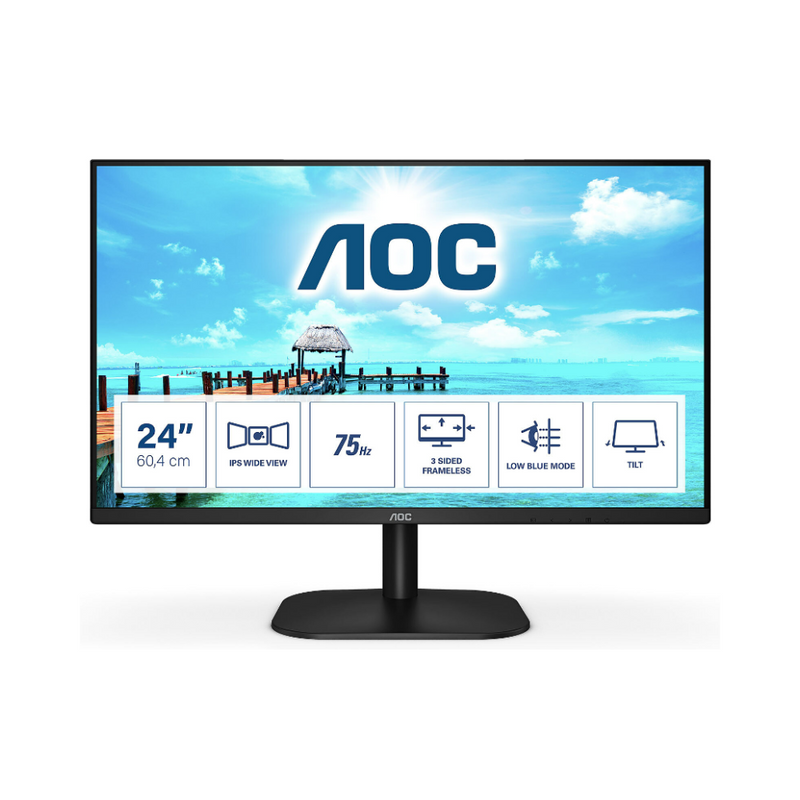 AOC 24'' FHD computer monitor (24B2HX) 