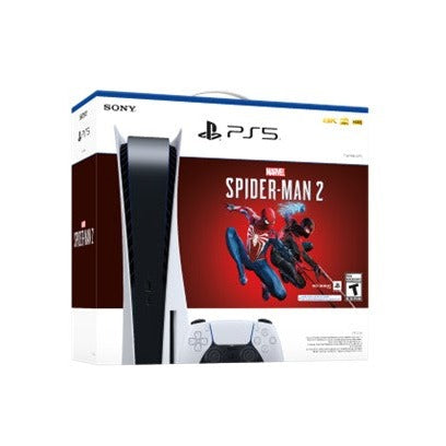 PlayStation 5 console - Disc - slim - Spiderman bundle 1TB 