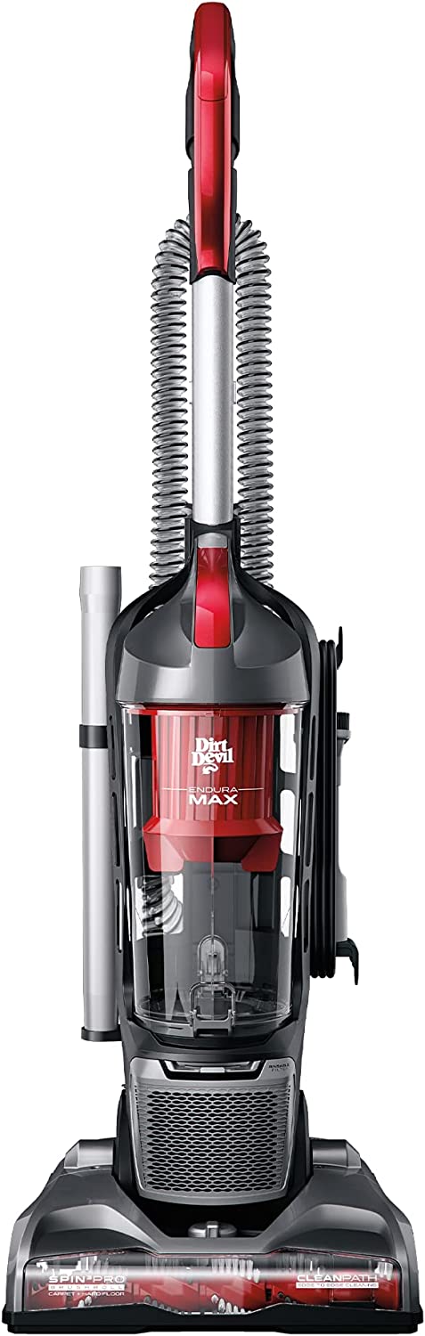 Dirt Devil Endura Max Upright Vacuum with Exclusive Turbo Tool, Red (UD70174B)