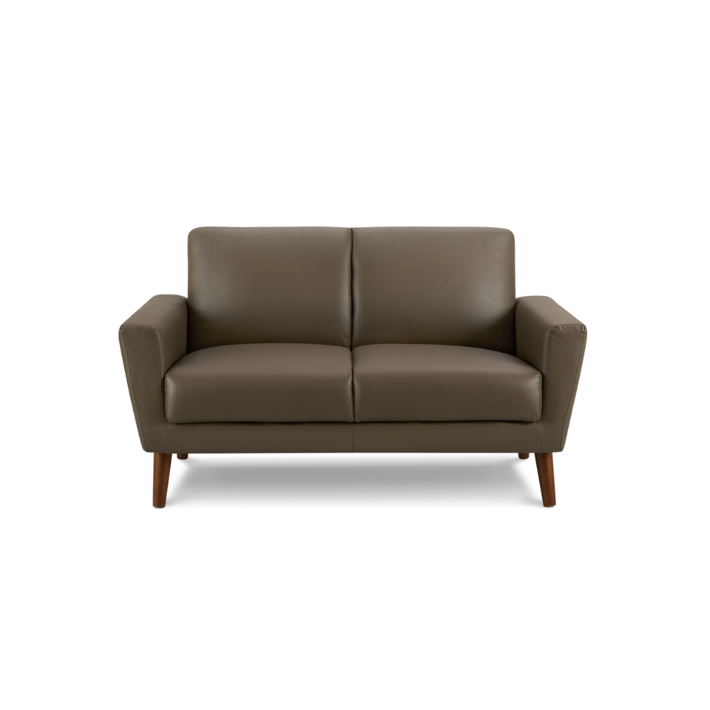 Causeuse de 58" avec deux coussins de Monarch - RA-08- PU brun (8J22A08)