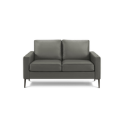 58" Loveseat with Two Cushions from Monarch - RA-02 - Grey PU (8J32A02)