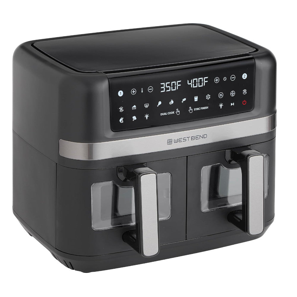 West Bend 10-Quart Dual Basket Digital Air Fryer (AFWB10BK13)
