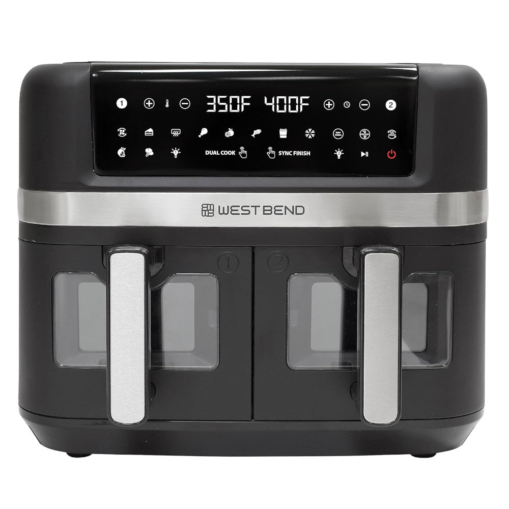 West Bend 10-Quart Dual Basket Digital Air Fryer (AFWB10BK13)