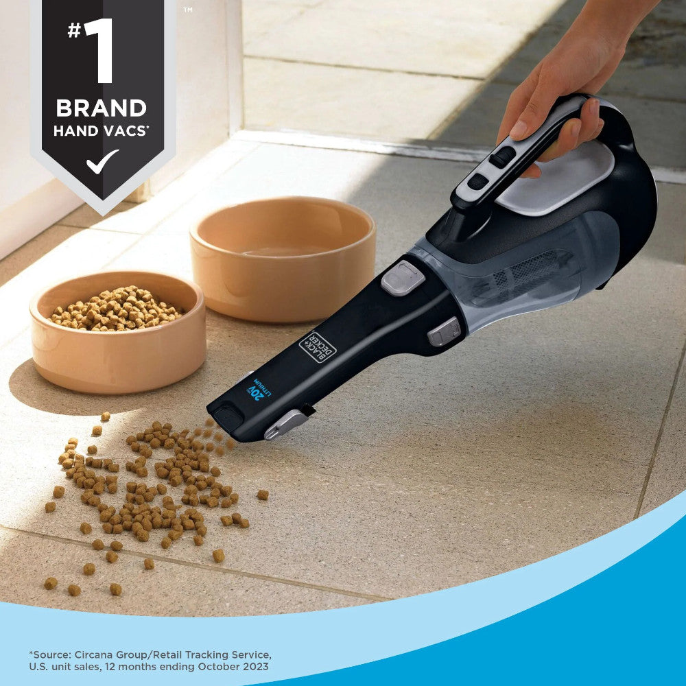 Black & Decker 20V Max Lithium Ion Cordless Hand Vacuum (BDH2000L)