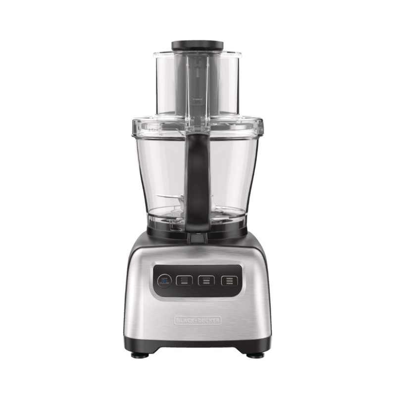 Black &amp; Decker Kitchen Tools Square Food Processor, Stainless Steel, 10 Cup (FP3300SKT)