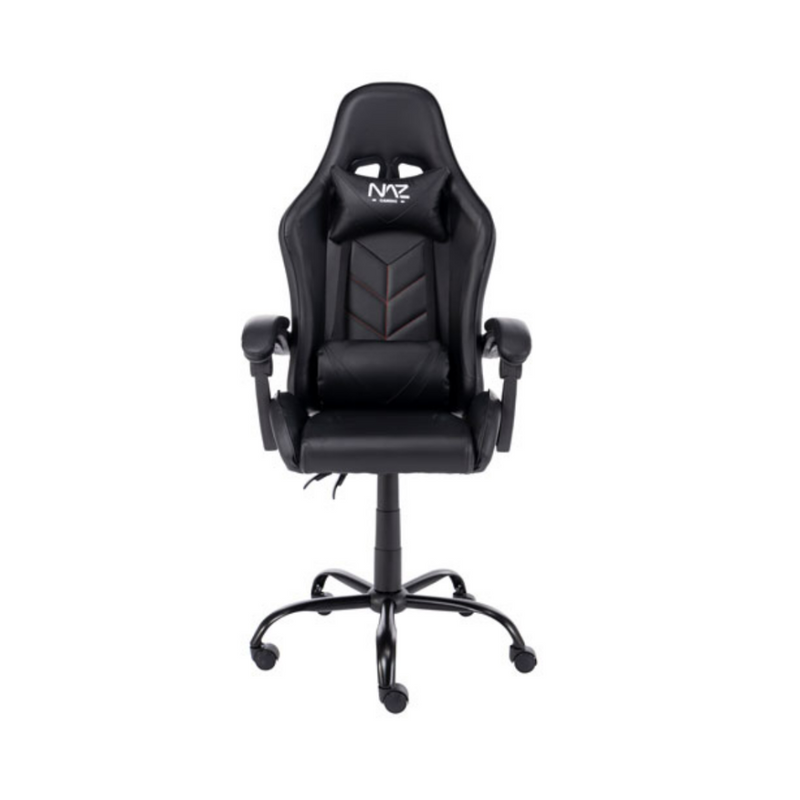 Naz Comfort Series Ergonomic High Back Faux Leather Gaming Chair - Black