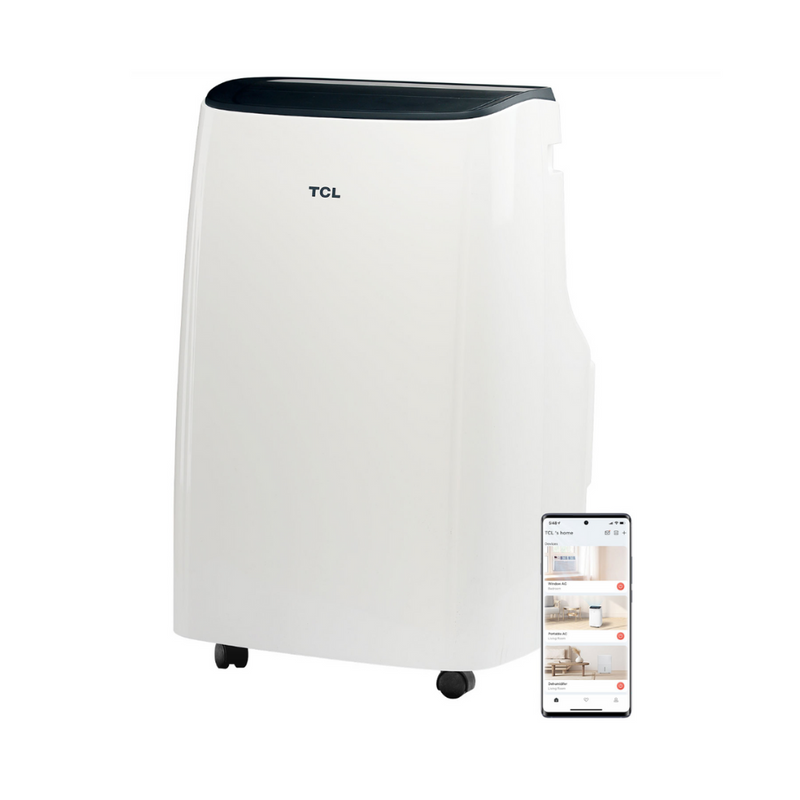 TCL Portable Air Conditioner with Wi-Fi - 10,000 BTU / SACC 7000 BTU - White (H7P38W)