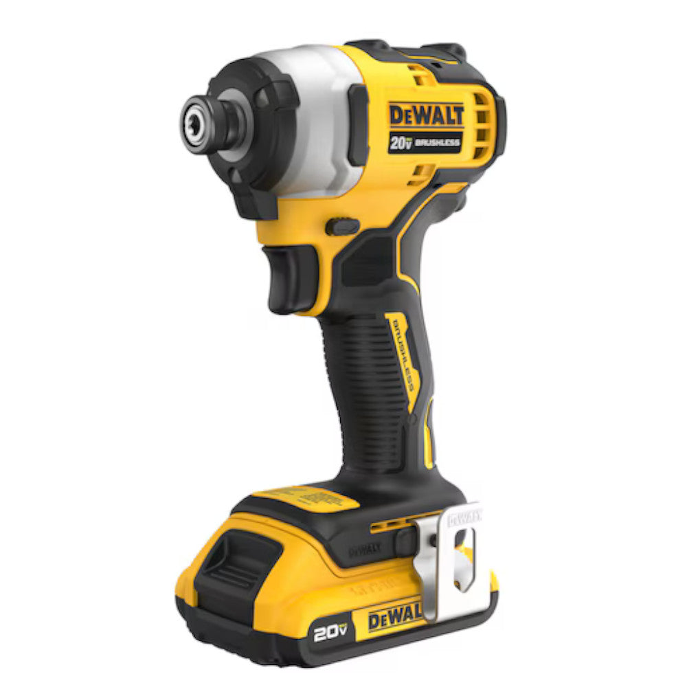 DEWALT ATOMIC™ 20V MAX* 1/4 in. Brushless Cordless Compact Impact Driver Kit (DCF809D1)