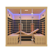 Sauna infrarouge Westinghouse pour 5-6 personne avec Chromothérapie - Usage Intérieur Uniquement (WES43-6000)