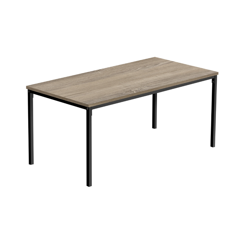 Black Metal Coffee Table, Dark Taupe - Monarch (I3797)