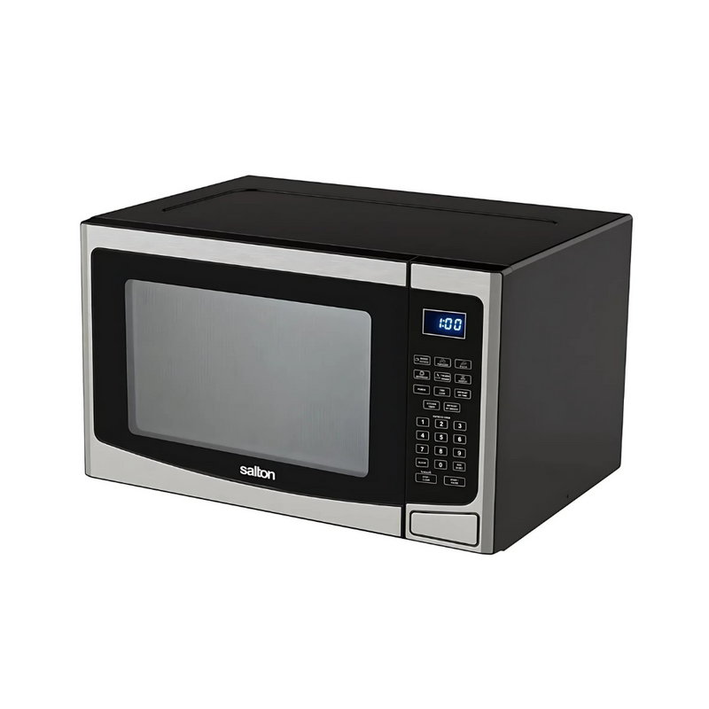 Salton 1.2 Cubic Feet Microwave Oven - Stainless Steel