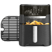 Friteuse à air numérique T-FAL 2 en 1 de 7 pintes (EY505850) - Nouveau