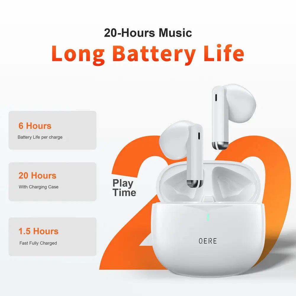 Écouteurs Qere intra-auriculaires sans fil Bluetooth