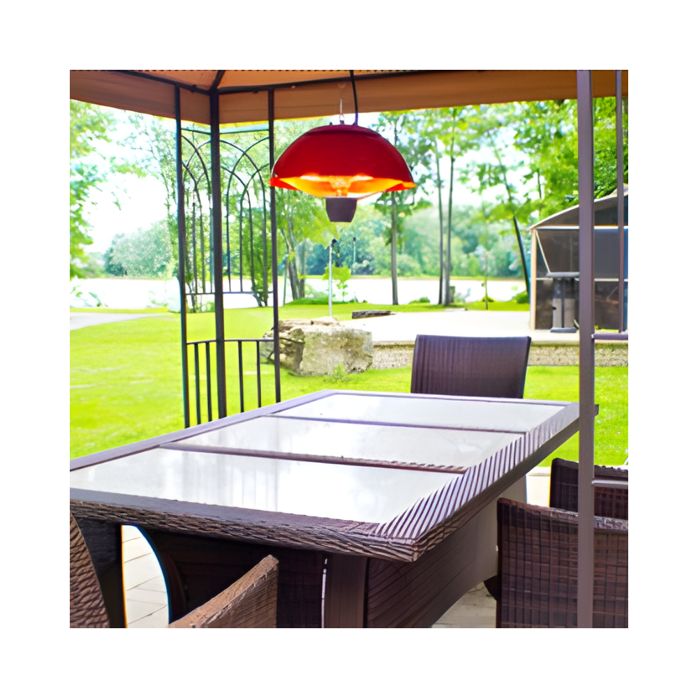 Chauffe-terrasse EnerG+ infrarouge , Rouge, 1500 watts  (HEA-21538R)