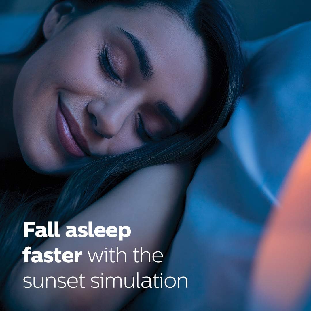 Lampe Réveil Philips SmartSleep Wake-up Light avec sons naturels et radio FM