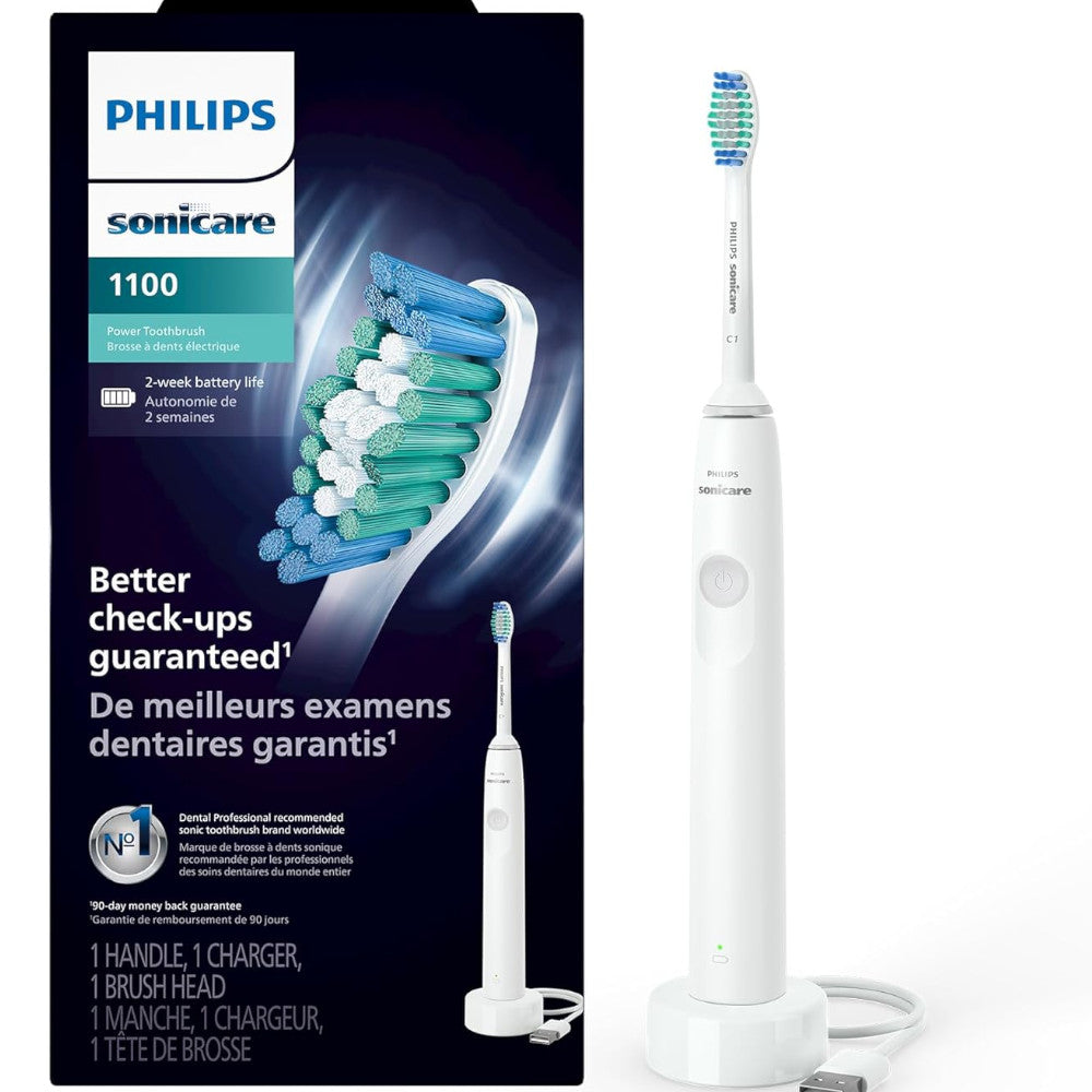 Brosse à dents électrique sonique Philips Sonicare Série 1100 (HX3641/02) - Nouveau