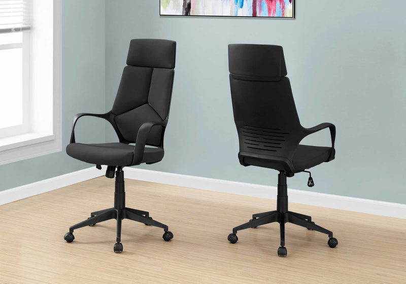 Black Fabric Office Chair - Monarch (I7272)