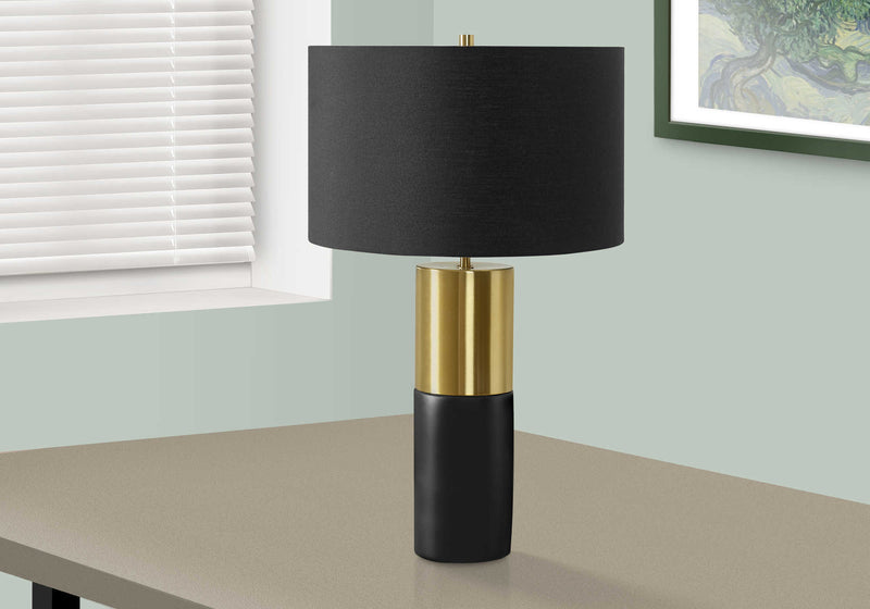 Monarch Table Lamp - Lighting - Black Concrete (I 9629) -FLASH SALE-