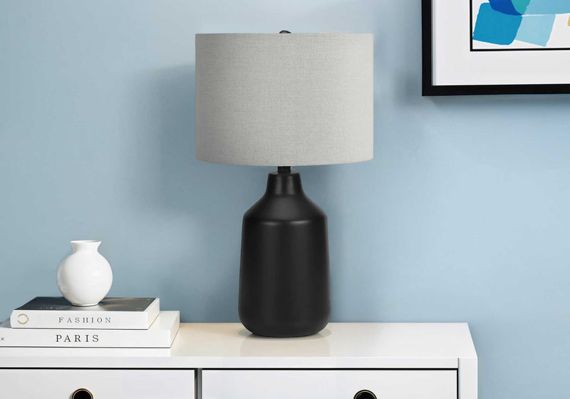 Monarch Table Lamp - Lighting - Concrete Black / Grey (I 9701)