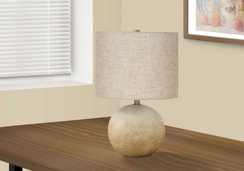 Monarch Table Lamp - Lighting - Beige Beton / Beige (I 9718)