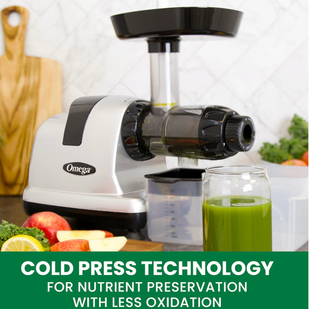 Extracteur de jus Omega  à pression froide et système nutritionnel tout-en-un Omega (J8006HDC)