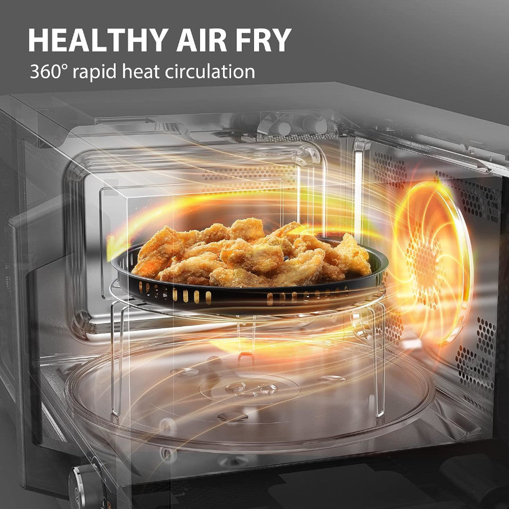 Four à micro-ondes de comptoir 7-en-1 Toshiba avec friteuse à air (ML2-TC10SAIT(SS))