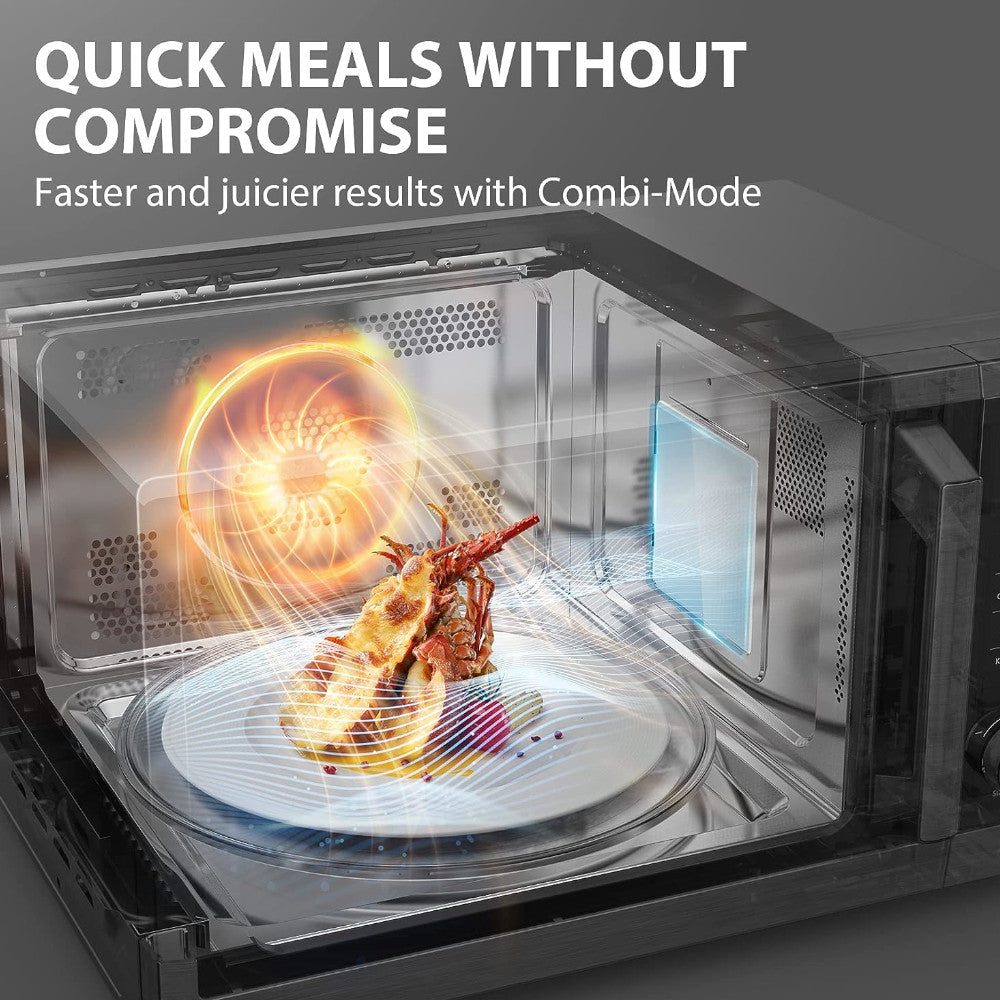 Four à micro-ondes de comptoir 7-en-1 Toshiba avec friteuse à air (ML2-TC10SAIT(SS))