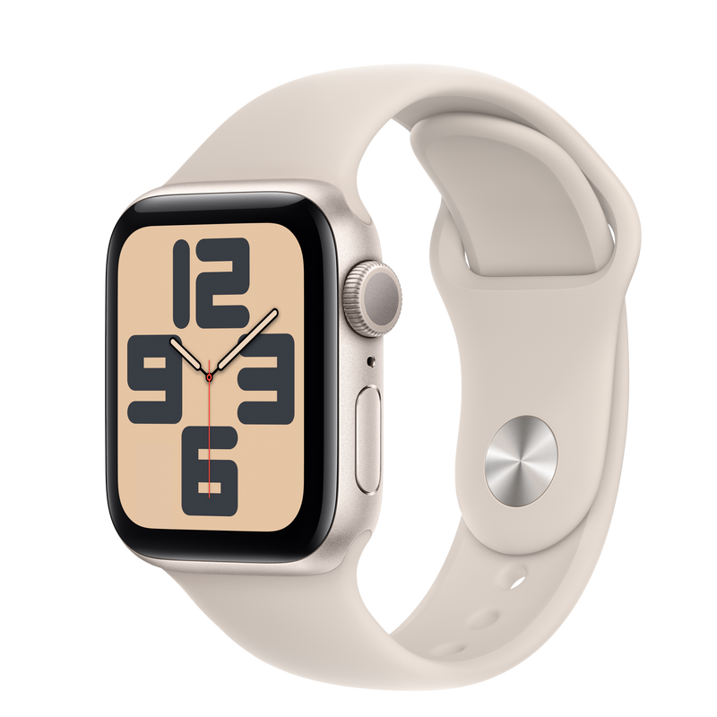 Apple Watch series 9 45MM aluminum case with sports strap.