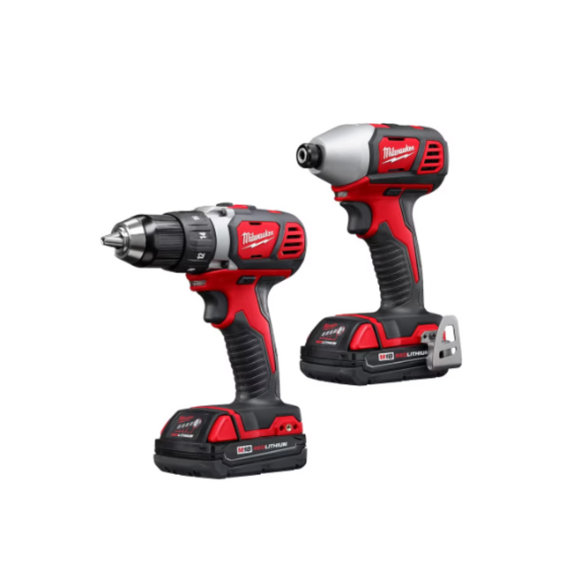 Ensemble perceuse-visseuse/visseuse à chocs Milwaukee Tool M18, au Li-ion 18 V (2 outils) (Soldes de fin de saison)