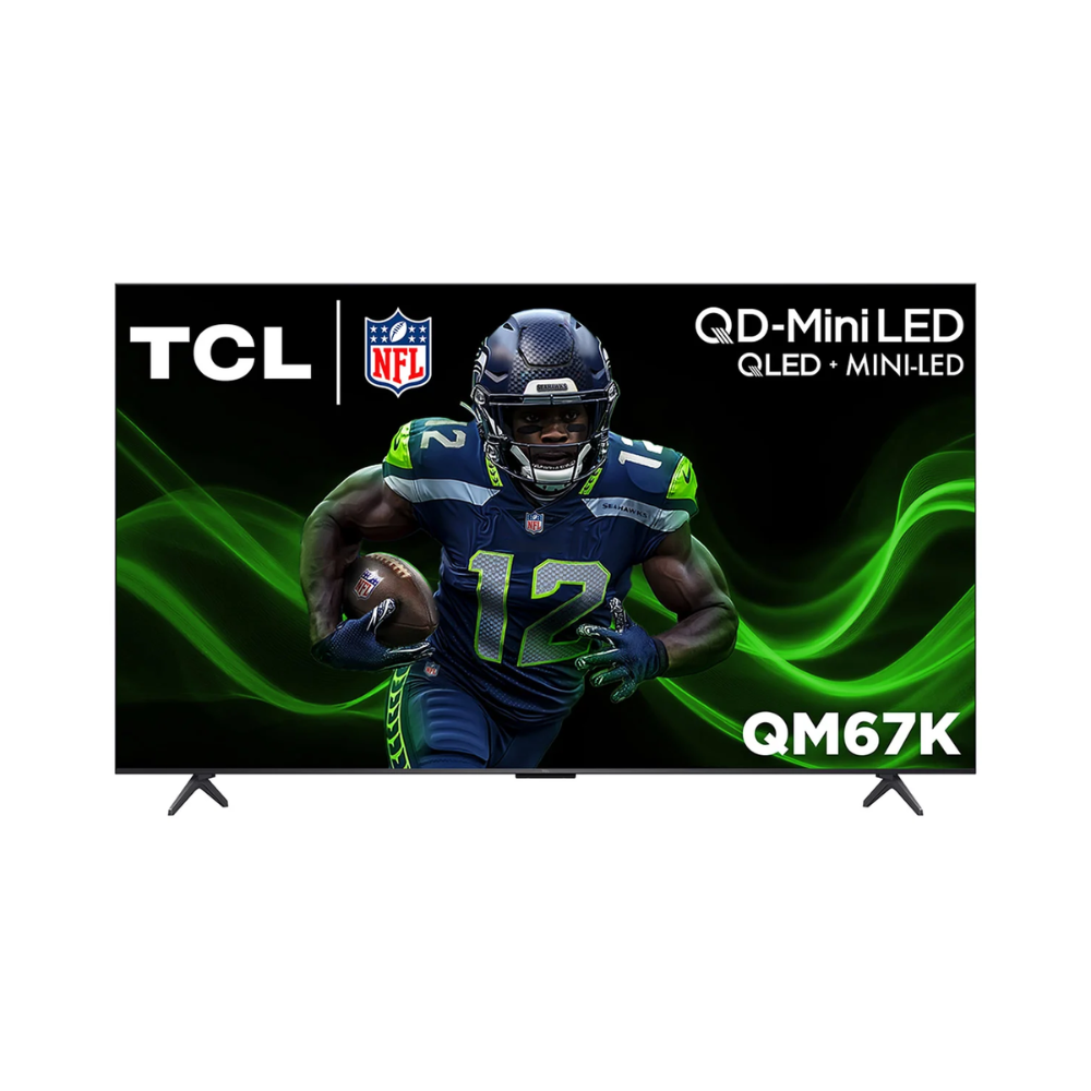 Téléviseur TCL 55" intelligent Google QD mini-DEL HDR UHD 4K (55QM67K) - 2025
