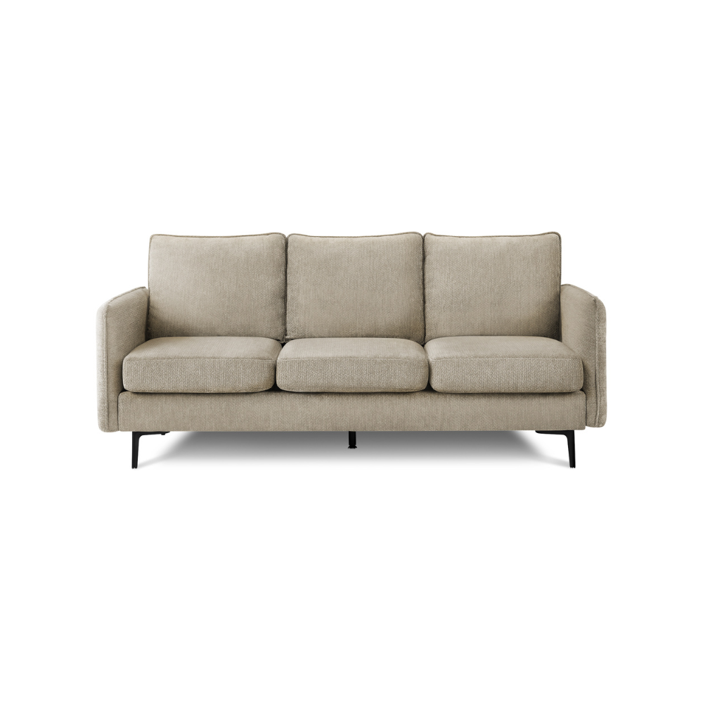 Sofa de 76" Monarch - COACH-4 - tissu beige (8K13C04)