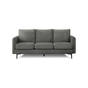 Sofa de 76"  Monarch - COACH-18 - tissu gris (8K13C18)