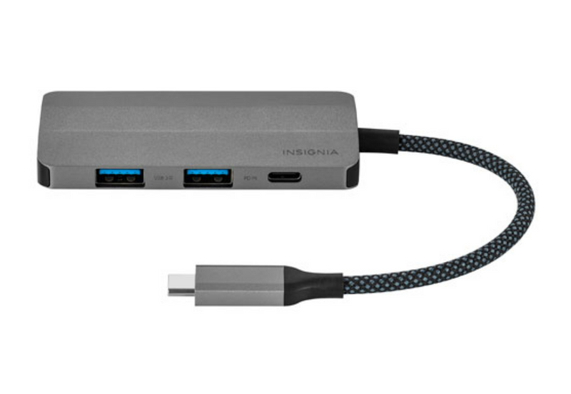 Concentrateur USB-C 4-en-1 USB d'Insignia