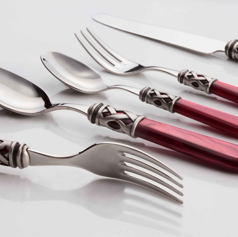 Set of 24 utensils - Bugatti - Aladdin - Red (1F16A)
