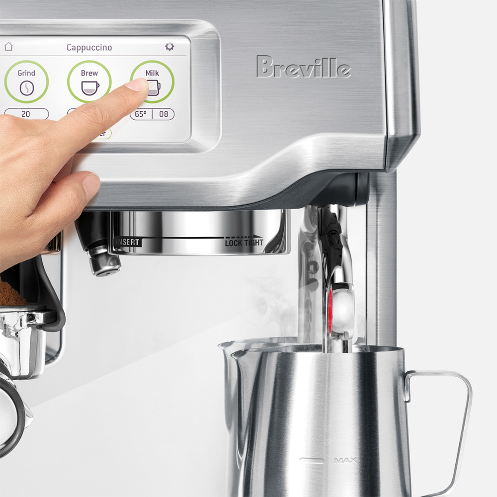 Machine à espresso Breville Barista Touch avec moulin, moussoir à lait automatique (BES880BSS1BCA1)