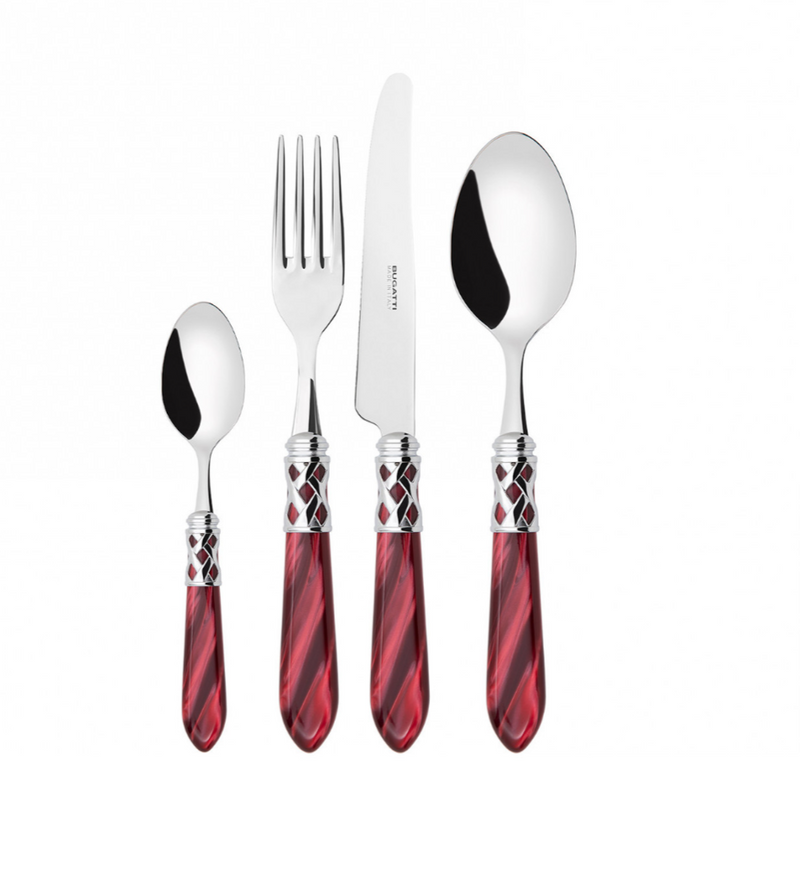 Set of 24 utensils - Bugatti - Aladdin - Red (1F16A)