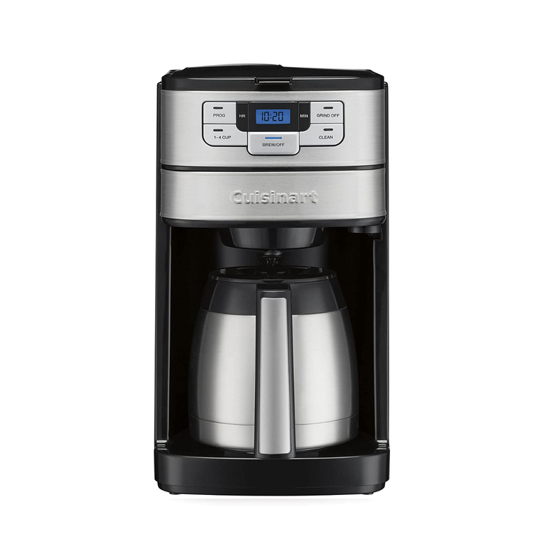 Cuisinart Fully Automatic 12-Cup Coffeemaker with Integrated Grinder (DGB-450IHR)