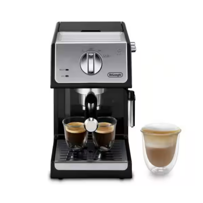 De'Longhi Manual Espresso and Cappuccino Machine - Black (ECP3220)