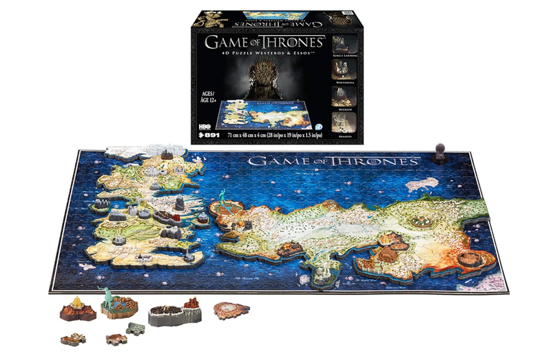 Puzzle Game of Thrones Westeros et Essos - 891 pièces pour enfants et adultes