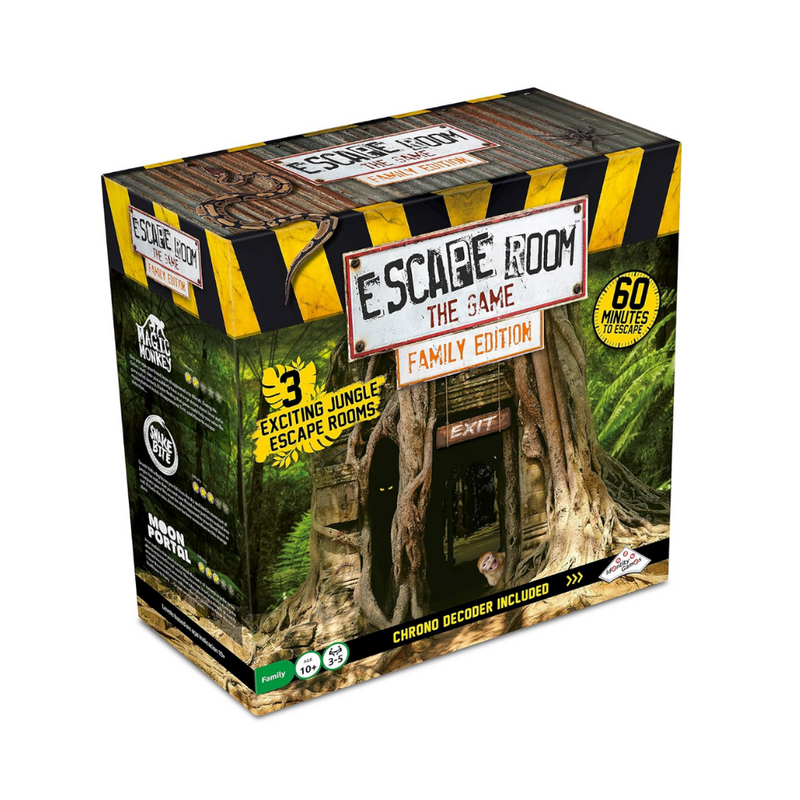 Jeu de société Escape Room The Game, Édition familiale – avec 3 excitantes salles de la jungle (version anglaise)