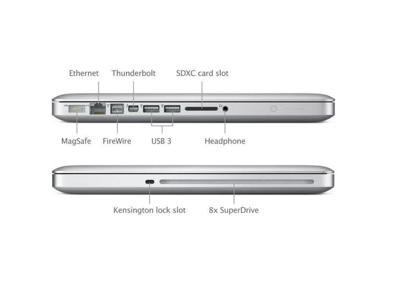 Ordinateur portable Apple MacBook Pro 13,3" Intel Core i5 2,5 GHz, RAM 4 Go, disque dur 1 TB (MD101LL/A)