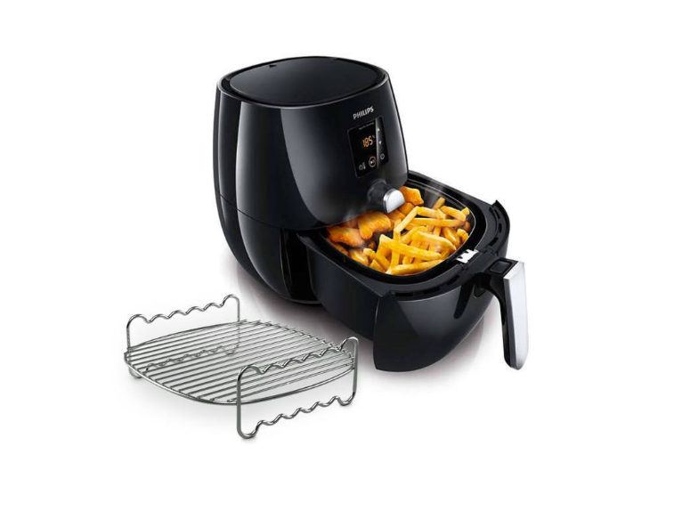 Philips Airfryer Viva collection digital hot air fryer with Rapid Air technology HD9230/26 (Black)
