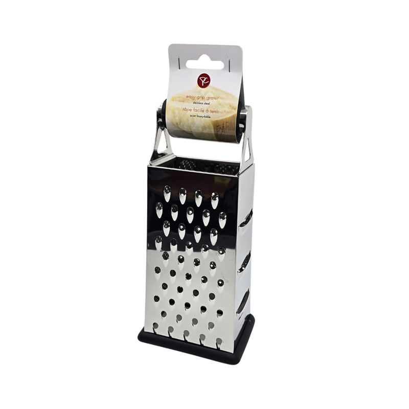 PC Kitchen Cheese Grater Stainless Steel 4 Sides Easy to Use and Non-Slip Base -FLASH SALE-