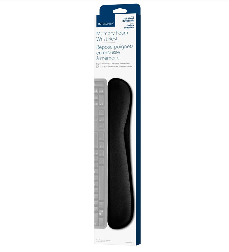 Insignia Memory Foam Wrist Rest (NS-PR2MB23-C) - 46.2 cm (18.2 in) - Black