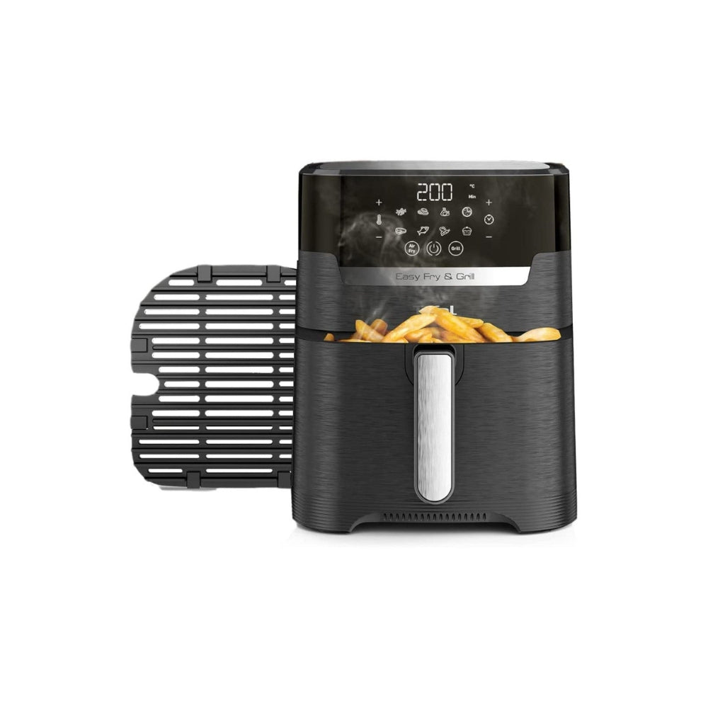 Friteuse à air numérique T-FAL 2 en 1 de 7 pintes (EY505850) - Nouveau