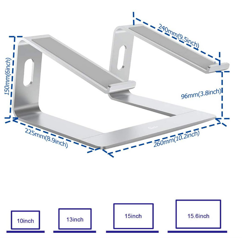 Support pour ordinateur portable Simple Zone, support ergonomique en aluminium pour ordinateur -BLACKFRIDAY-