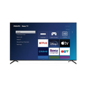 Téléviseur Philips 75'' 4k intelligent Roku (75PUL6673/F6)