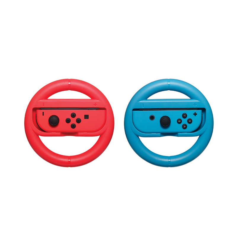 Insignia Steering Wheel for Nintendo Switch - Set of 2 - Blue - Red