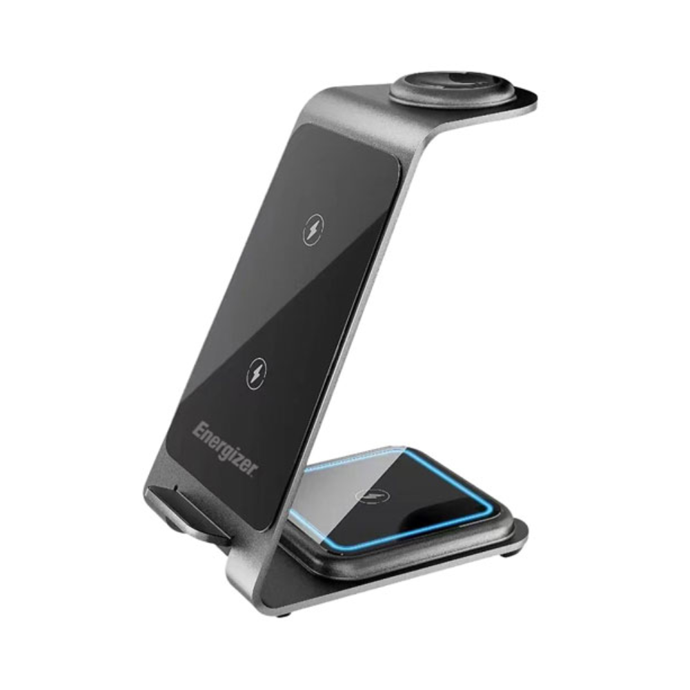 Energizer 15W 3-in-1 Magnetic Wireless Charging Stand (WCP302) - Metal